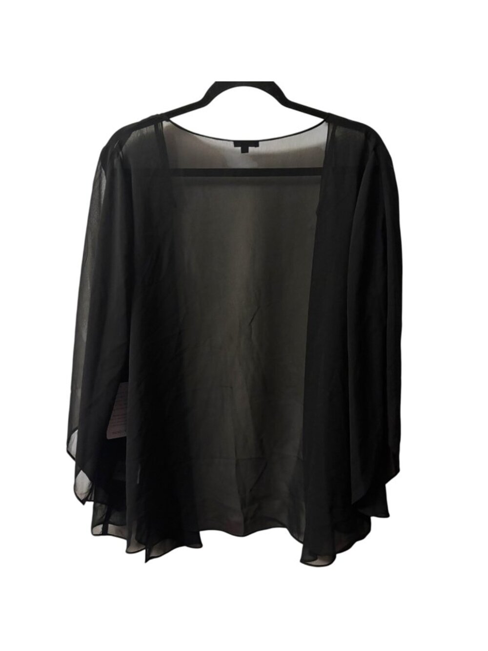 MARINA Sheer Open Front Topper Cardigan 14 Boho Witchy Modest Goth Fairycore Top